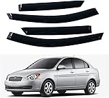 ZXFENG Auto Windabweiser Für Hyundai Accent Sedan 2006-2011, Luftabweiser...