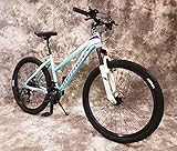 26 Zoll Aluminium Damen Mountainbike Gefedert mit 21-Gang...
