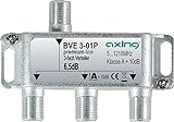 Axing BVE 3-01P 3-fach Verteiler Kabelfernsehen CATV Multimedia DVB-T2...