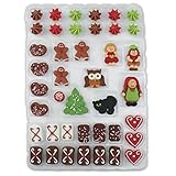 Günthart 41 Hexenhaus Figuren für ein Hexenhaus Lebkuchen Haus, DIY Set...