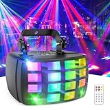 LED Bühnenbeleuchtung Partylicht, DMX512 2 in 1 RGB Disco Licht,...