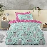 GC GAVENO CAVAILIA Faultier-Bettwäsche-Set – wendbares...