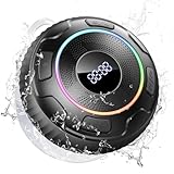 Hupoaf Bluetooth Duschlautsprecher, Bluetooth Lautsprecher Dusche 5.3, IPX7...