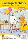 Kindergartenblock ab 3 Jahre - Vergleichen, rätseln und malen: Bunter...
