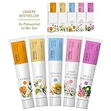 UMIDO 5 Stück Set Hand-Lotion Set 45 ml | 1x Ringelblume | 1x Vanille | 1x...