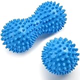 URAQT Faszienball, 2er Set Kleine Igelball Hart, Faszien Massageball mit...