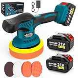 SundpeyPRO Poliermaschine Auto Akku, 21V Akku Poliermaschine mit 2 *...