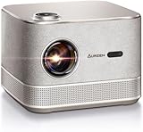 Smart-Projektor mit Autofokus, 1080P Full HD Beamer Heimkino, tragbar,...