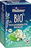 Meßmer Bio Holunderblüten Minze | 100% natürliche Zutaten | 20 Teebeutel...