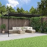 Willood Pergola mit Schiebedach Anthrazit 395x292x230 cm