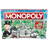 Monopoly Brettspiel, Familienspiel für Erwachsene und Kinder, 2 bis 6...