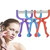 SYXLS 3 Stück Gesicht Haarentferner Epilierer, Spring Gesicht Epilierer...