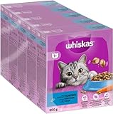 Whiskas Adult 1+ Trockenfutter Thunfisch, 5x800g (5 Packungen) -...