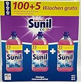 Sunil Colorwaschmittel flüssig für 105 Waschladungen Bunt-Wäsche -...