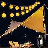 SALCAR 10m LED Lampion Außen, 30er Laternen LED Lichterkette, Wasserdicht...