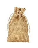 | 5 Jutesäckchen - 30x20 cm - 100% Jute, zertifiziert, Geschenkbeutel,...