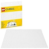 LEGO 11010 Classic Weiße Bauplatte 25 cm x 25 cm für Winter-Sets,...