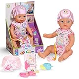 Baby Born Lena (Little Baby Girl) - 36 cm große Babypuppe - 7 Funktionen...