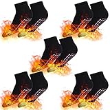 Herefun Selbsterwärmende Socken, 5 Paar Fußwärmer Socken, Winter...