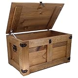 CREATIVE COOPER holzbox, schatztruhe, aufbewahrungsbox, betttruhe, rustikal...