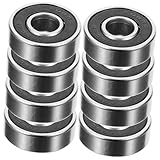Zerodeko 8 Stück Teiliges Carbon stahl Skateboard Kugellager mit...
