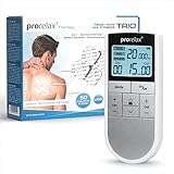 prorelax TENS/EMS Trio | Elektrostimulationsgerät | 3 Therapien - TENS,...