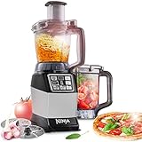 Ninja Küchenmaschine [BL490UK2] Auto-iQ, 1200 W, Schwarz und Silber