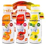 Sodafixx - 3er Set Fruttifixx Getränke Sirup - Sunshine-Bundle: Zitrone...