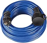 Brennenstuhl BREMAXX Verlängerungskabel (10m Kabel in blau, für den...