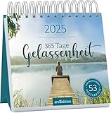 Postkartenkalender 365 Tage Gelassenheit 2025: Wochenkalender 2025, 53...