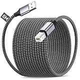 BLITEZZ Druckerkabel, 5M Extrem Lang Druckerkabel USB 2.0 Scanner Kabel USB...
