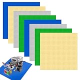 NVIYAM 8 Stück Bauplatten,Classic Bauplatte 25.5x25.5cm als Grundplatte,...