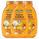 Garnier Wahre Schätze Pflegendes Öl-Shampoo Argan- & Camelia-Öl, pflegt...