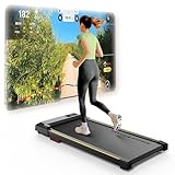 UREVO Smart Walking Pad, Kompaktes Leises Laufband Schreibtisch, mit...