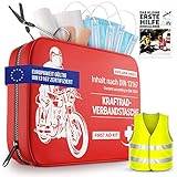 Verbandskasten Motorrad – Motorrad Verbandskasten Mini – Erste Hilfe...