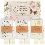 SCENTORINI Duftwachs für Duftlampe, Lavendel, Rose, Jasmin Düfte,...