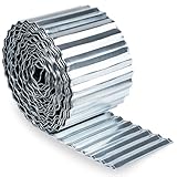 UNIGARDIA Rasenkante Verzinkt 12 m - Beeteinfassung aus Metall 15 cm hoch -...
