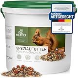 wildtier liebe Eichhörnchenfutter 2kg für Eichhörnchen &...