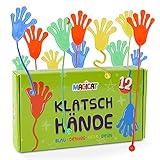 Magicat 12 x Klatschhand für Kinder Set, klebrige Glibberhände | Ideal...