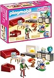 PLAYMOBIL Dollhouse 70207 Gemütliches Wohnzimmer, Mit Lichteffekt, Ab 4...