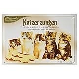 Sarotti Katzenzungen Weiße & Vollmilchschokolade marmoriert, 100 g