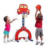 Kinder Basketballständer Höhenverstellbar von 124 bis 178 cm|...