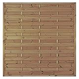 Sichtschutz-Zaun Berlin | Zaunelement im Maß 180x180 cm (Breite x Höhe) |...