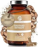 QIDOSHA® Shiitake Extrakt Kapseln, 120 Stk, 1000 mg Shiitake Dual-Extrakt...