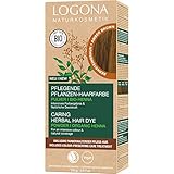 LOGONA Naturkosmetik Pflegende pflanzliche Haarfarbe, Veganes...