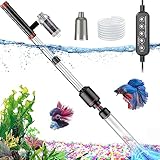 Suness Mulmsauger Aquarium Elektrisch, 24W Smart Aquarium Sauger mit...