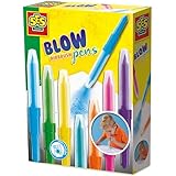 SES Creative | Airbrush Filzstifte zum Aufpusten | 7 lebendige Farben |...