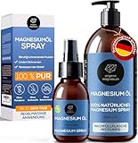 Ultra Pur MagnesiumÖl Spray - 1000ml + 100ml | 100% Natürlich Reines...