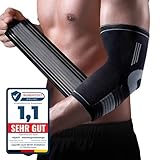 SQAUT® Ellenbogenbandage 1 Stück Ellenbogen Bandage Herren und Damen für...
