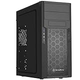 SilverStone SST-PS13B - Precision Midi Tower Gehäuse, Frontblende in...